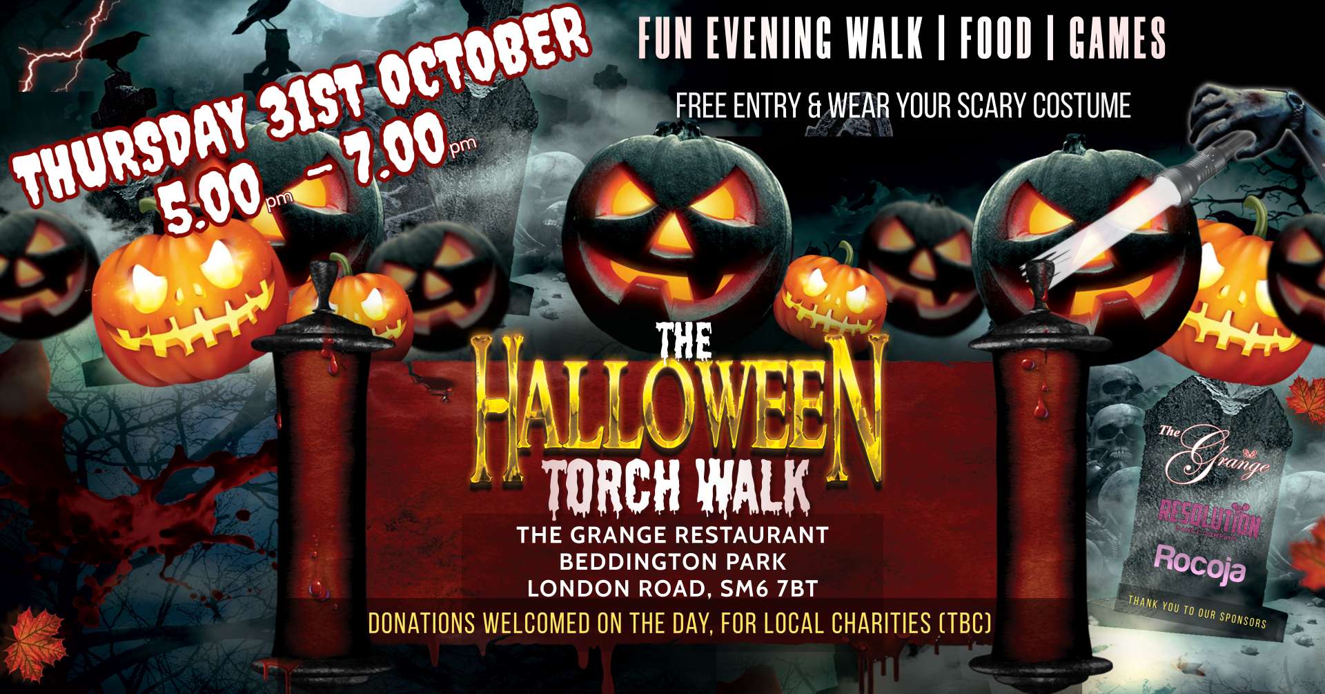 Halloween Torchwalk Celeb FC