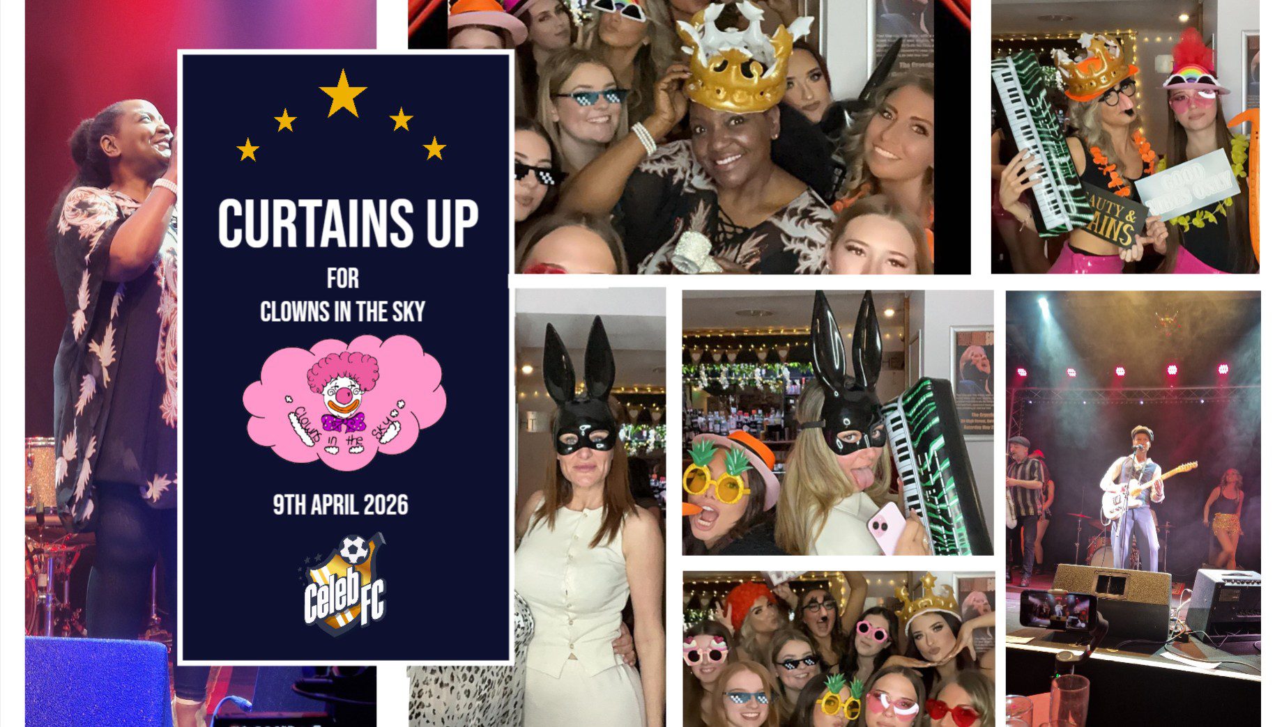 Curtains Up for Clowns in the Sky