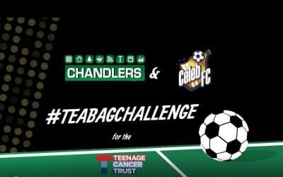 #CelebFCChandlers #TeaBagChallenge for the Teenage Cancer Trust