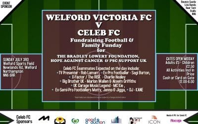 Fundraising Football at Welford FC on Sunday July 3rd