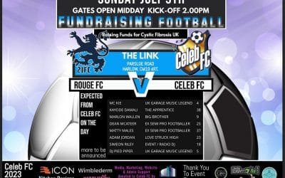 Rouge FC v Celeb FC for Cystic Fibrosis Trust UK